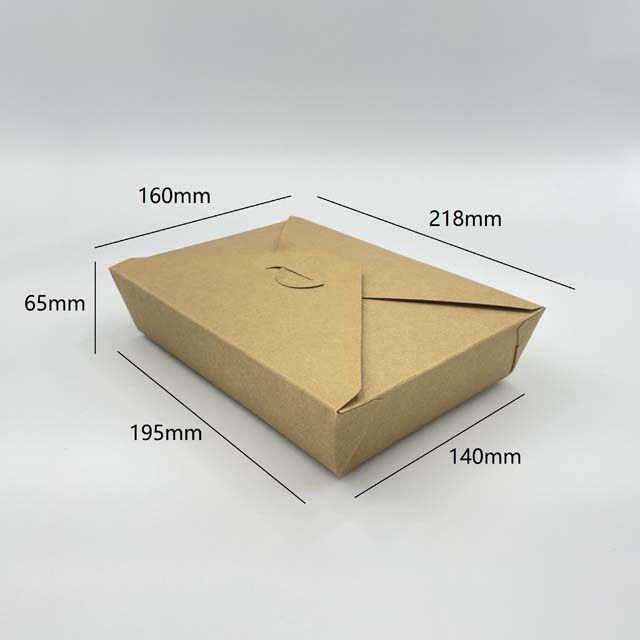 2100ml Takeaway Kraft Paper Box